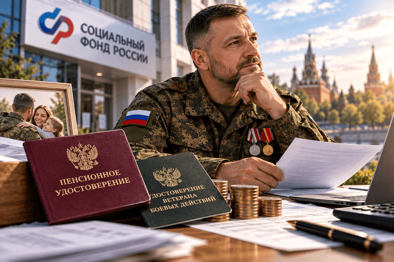 Пенсия ветеранам боевых действий