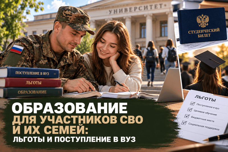 Образование для участников СВО и их семей