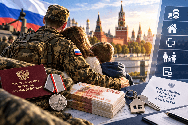 Выплаты и льготы участникам СВО